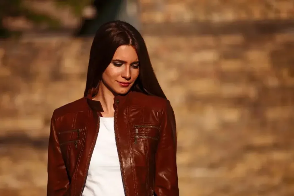 How to Style a Brown Leather Jacket for Women