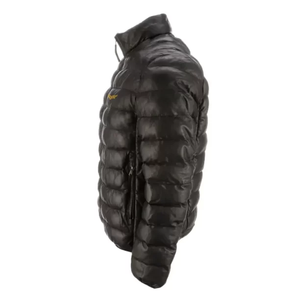 Men's Leather Puffer Jacket (3)