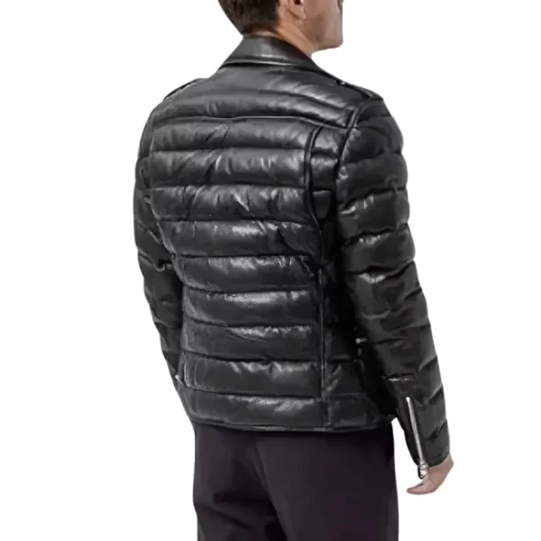Men's Leather Puffer Jacket (4)