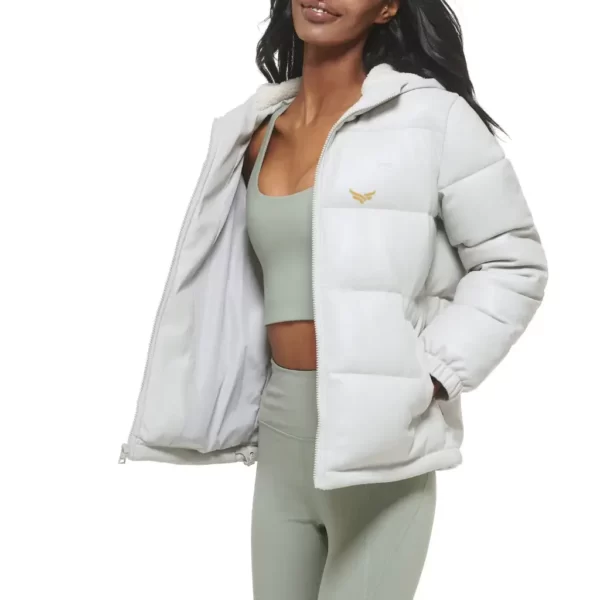 White Leather Puffer Jackets (1)