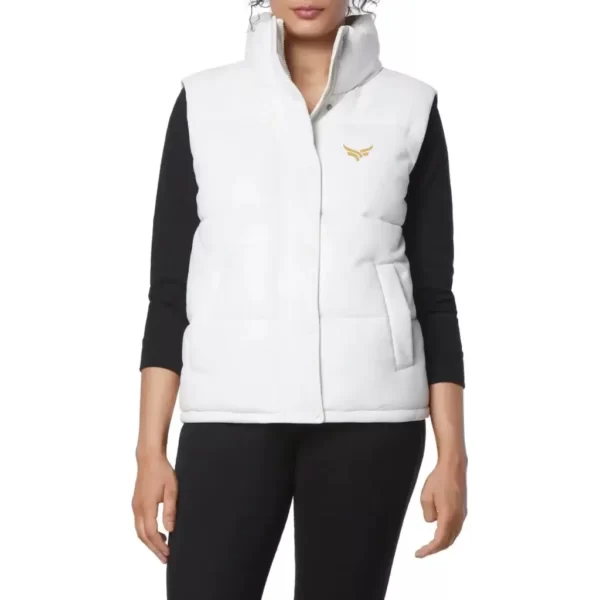 White Leather Puffer Jackets (2)