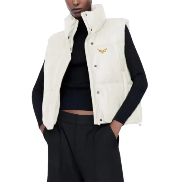 Leather Puffre Vest Jacket (3)