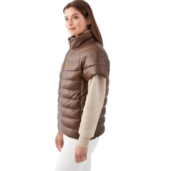 Leather puffer vest jacket (2)