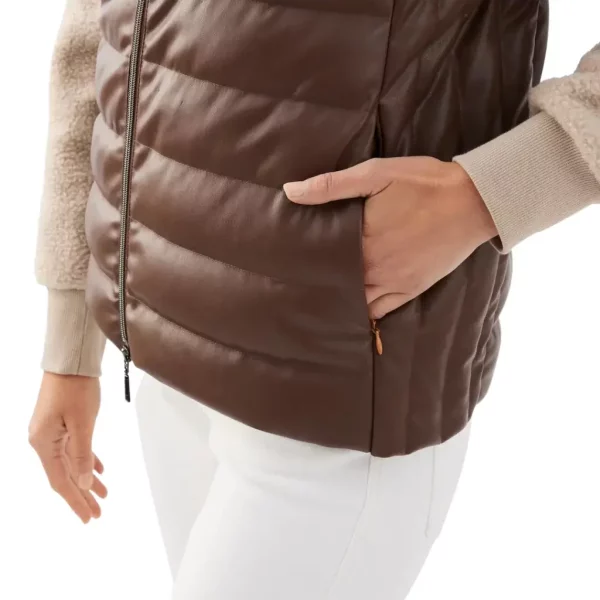 Leather puffer vest jacket (3)