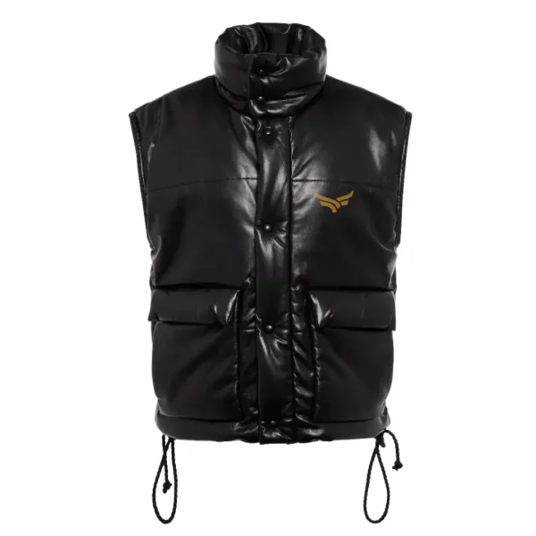 Men's Leather Puffer Vest (3)