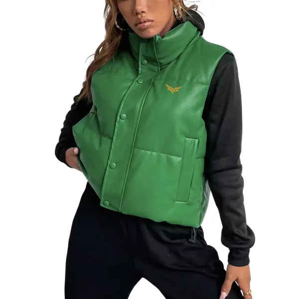 faux leather puffer vest (2)